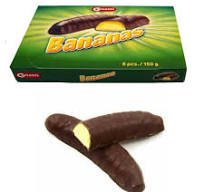 Carletti Chocolate Bananas (150g) (Box of 6)